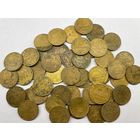 50 шт. пятикопеечных монет 1924-1957 годов.