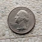 1/4 доллара (квотер) 1988(Р) года США.