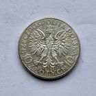 Монета СЕРЕБРО Польша 10 злотых 1932 год Ядвига (знак м.д) ОТЛИЧНЫЕ