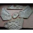 Формы для изготовления орла(части).Гальванопластика.