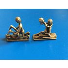 Бронзовая миниатюра, эротика, 2 фигурки