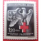 Богемия и Моравия,1943,Mi#132, война Красный Крест орел, **