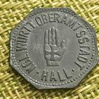 Халл 10 пфеннигов 1919 г