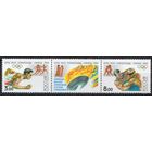 Россия 2004. Олипиада Греция, Афины-2004. Сцепка 2 марки+купон 958-59 (488)