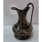 Ваза-кувшин. Высота 14 см. 70-е годы Индия. Латунь. Не использованная.