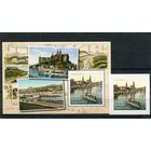 Германия. 175 лет саксонского водного пути. Комплект - блок и марка самоклейка