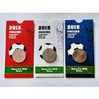 2018. Комплект (3 шт.). Россия. 25 рублей 2018. XXI Чемпионат Мира 2018. Россия.