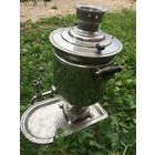 Полностью пригодный  к  применению самовар  послевоенного периода с целым  не  только  колосником  но  и заглушкой  по-родне-использовался  редко!