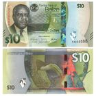 Белиз (Британский Гондурас) 10 долларов  2025 год UNC  (НОВЫЙ ДИЗАЙН БАНКНОТ)