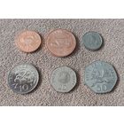 Гернси НАБОР 6 монет 1992-2012 UNC