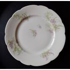 Тарелка закусочная фарфоровая Фабрика князей Друцких-Любецких царская Россия РИ