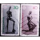 Марки Германия 1974 год Скульптуры Серия из 2-х марок