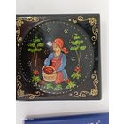 Шкатулка Палех "Малина",СССР.