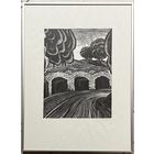 Селещук Н.М. Литография. 1975г. Размер 42х54 см.