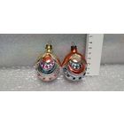 Ёлочные игрушки из рельефного стекла. 23-15