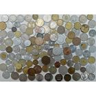 Монеты разных стран. Одним лотом 120 шт. С рубля