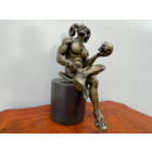 Скульптура "Сатир с черепом", Франция (На статуэтке клеймо автора)