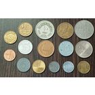 15 ОЛИЧНЫЪ МОНЕТ БЕЗ РФ , СССР И УКРАИНЫ  БЕЗ ПОВТОРОВ  С РУБЛЯ