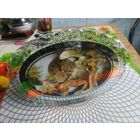 Красивые часы настольные . Состояние на скане. Работоспособность неизвестна.