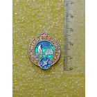 Значок Юный Турист СССР. Очень редкий красный окрас.