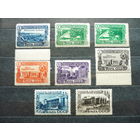 Серия марок и серийные марки СССР 1949г.! Качество! Чистые (MNH **)! Ранние. Все марки с #КВ (Квадратный растр, Тип I). По тематике - Архитектура, Таджикская и Узбекская ССР. Состояние.