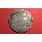 1 куруш (40 пара) 1695 (1106). Константинопольский МД. Турция. Османская империя.  Мустафа II. Cеребро 19.65г.