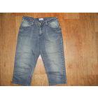 Джинсовые бриджи,р42