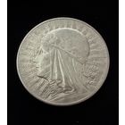 5 злотых 1933 г.  Польша.  Ядвига.  Серебро