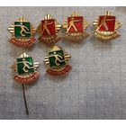 Значок Олимпиада 80 стрельба футбол.