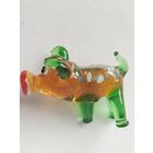 Фигурка СВИНКИ(миниатюра). Стекло. Из старых КИНДЕР-СЮРПРИЗОВ.