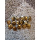 Пуговицы железнодорожника. 15 больших 4 маленькие. Одним лотом.