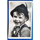 Импортная фотооткрытка. Мальчик. Германия. 1950-е. Подписана.