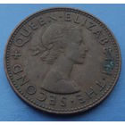 Новая Зеландия. 1\2 пенни 1960