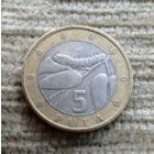 Werty71 Ботсвана 5 пула 2007 биметалл