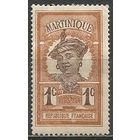 Мартиника. Островитянка. 1908г. Mi#56.