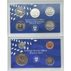 США 1, 5, 10, 25, 50 центов 1999 г. S. Годовой набор. Пруф. Монетный двор Сан-Франциско