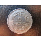 Франция.5 франков.1946. С 20 копеек. Распродажа коллекции. Смотрите другие лоты.