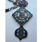 Панагия. Спас Нерукотворный. Серебро 84 пр. клеймо мастера. Россия. Начало 20 века