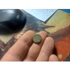 Полушка 1719 год славянский Петр 1 Российская Империя