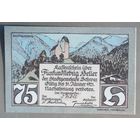 Германия, нотгельды, 75 геллеров, пфеннигов 1921 год, Шватц в Тироле (Schwaz in Tirol)