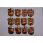 Нагрудный знак. "Дружинник". МВД. СССР. Цена за 1 шт.