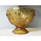 Ваза для фруктов Barolac вишни цветное стекло 18 х 23см