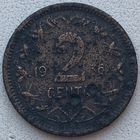 Литва 2 цента 1936 г.