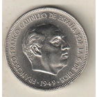 Испания 5 песета 1949
