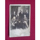 Старая фотография. Семейная фотография.