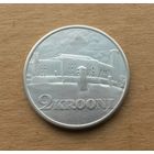 Эстония, 2 кроны 1930 г., серебро 0.500, замок Тоомпеа в Таллине