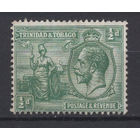 1922-28 Тринидад и Тобаго /Trinidad & Tobago 0,5d Британия хозяйка морей Георг V