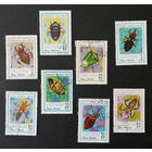 Вьетнам 1982 г. Жуки. Фауна Насекомые. полная серия из 8 марок #0104-Ф1P22