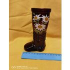 Ваза сапожок ручная роспись Германия самая привлекательная цена трёхдневный аукцион