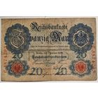 1908 год Германия 20 марок